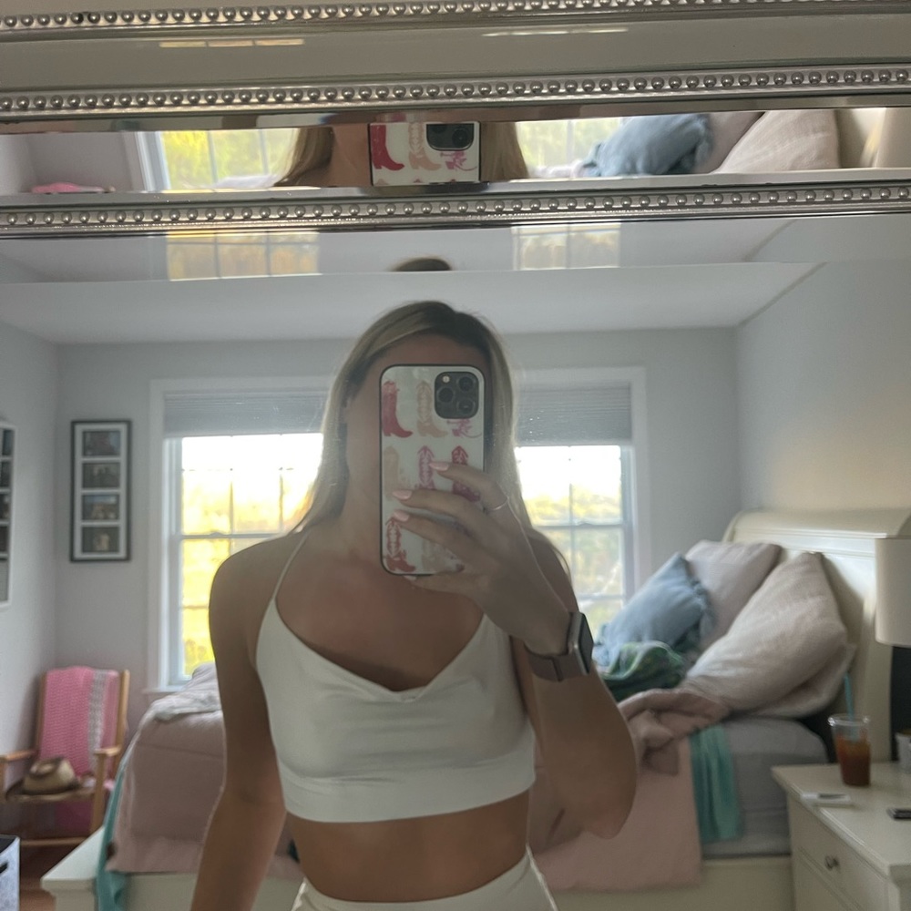 Princess Polly white crop top
